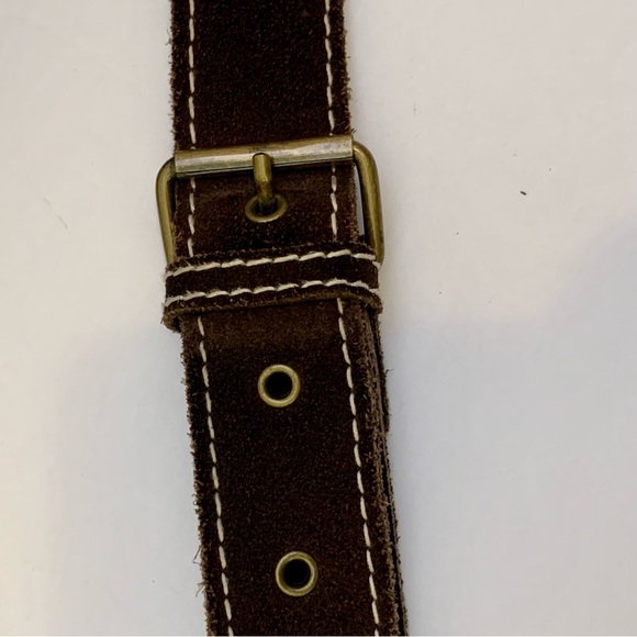 Gap Brown Leather Messenger Bag unisex - Picture 8 of 9